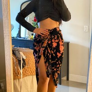 House of CB high slit skirt